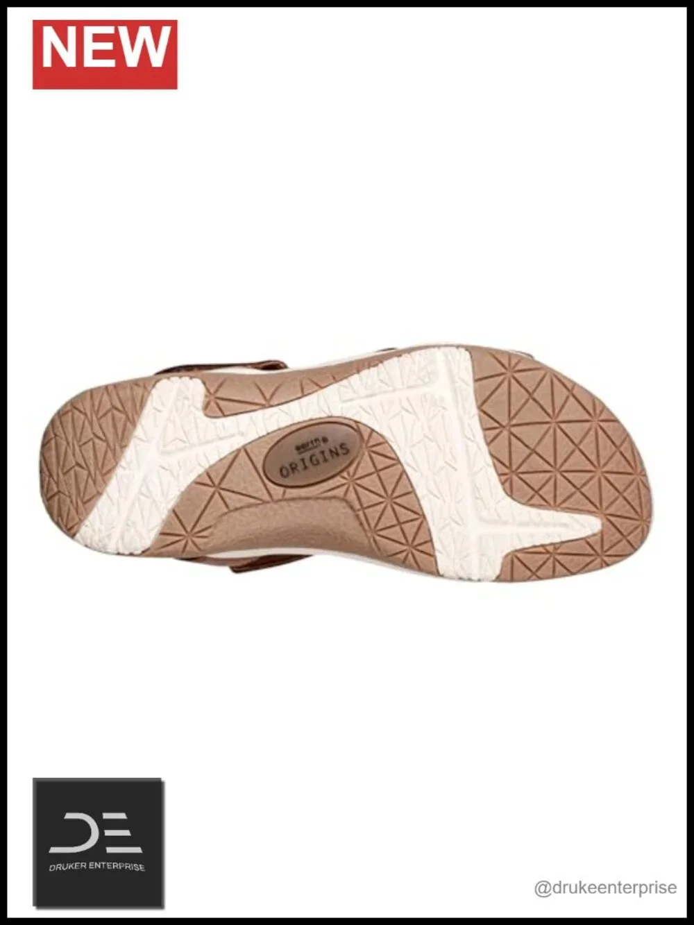 Earth Sterling Athletic Sandals Leather Open Toe Hook & Loop